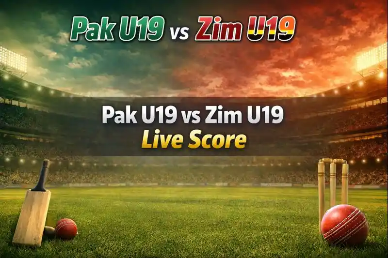 Match Update: Pak U19 vs Zim U19 Live Score OD Tri Series 1 Pak U19 vs Zim U19 Live Score OD Tri Series