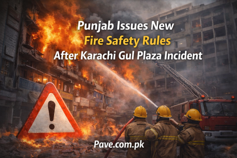 Punjab Issues New Fire Safety Rules After Karachi Gul Plaza Incident