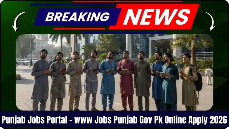 Punjab Jobs Portal – www Jobs Punjab Gov Pk Online Apply 2026