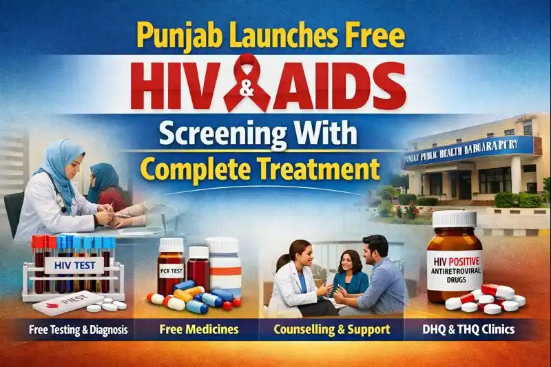 Punjab Launches Free HIV & AIDS Screening With Complete Treatment