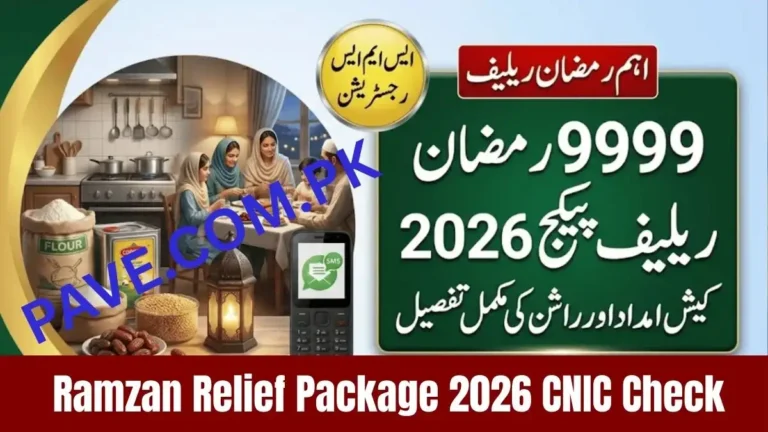 Is Govt Offering Any Ramzan Relief Package 2026? Check Your CNIC via 9999 7 Ramzan Relief Package 2026 CNIC Check 9999