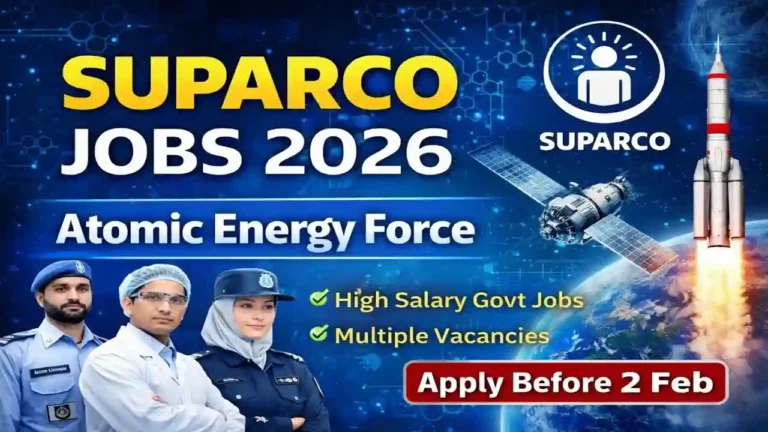 SUPARCO Atomic Energy Jobs 2026