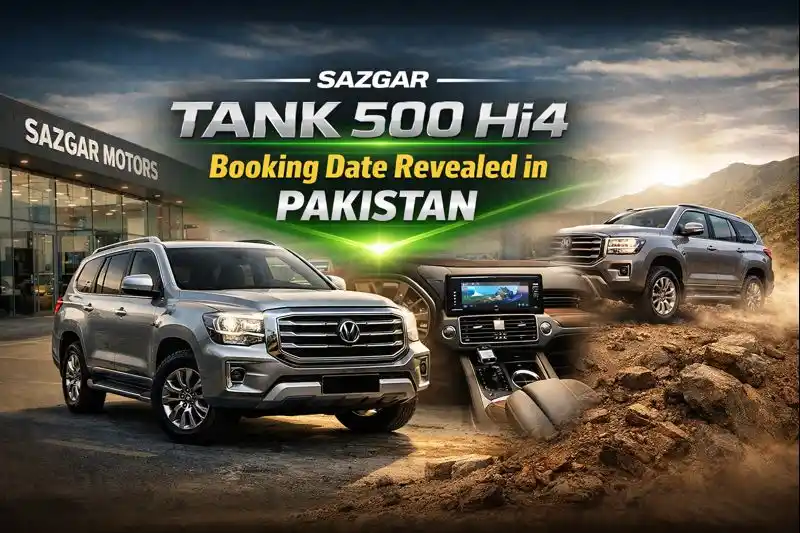 Sazgar Tank 500 Hi4 Booking Date Revealed in Pakistan 1 Sazgar Tank 500 Hi4 Booking Date Revealed in Pakistan