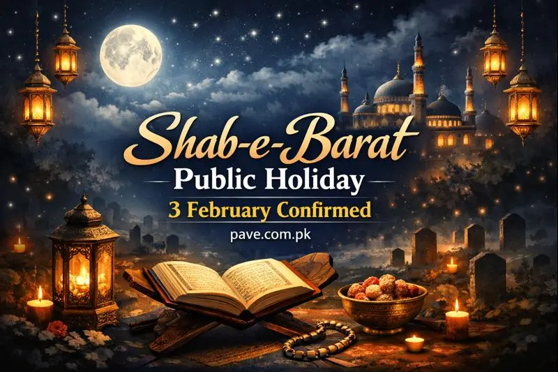 Shab-e-Barat Public Holiday 3 February Confirmed