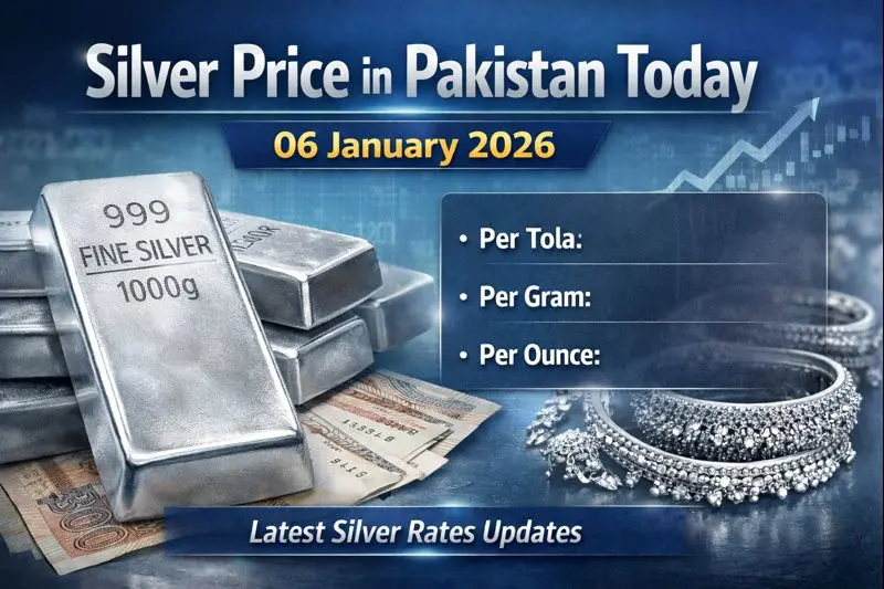 Silver Price in Pakistan Today 06 January 2026 – Updated Per Tola & Gram Rates 1 Silver Price in Pakistan Today 06 January 2026