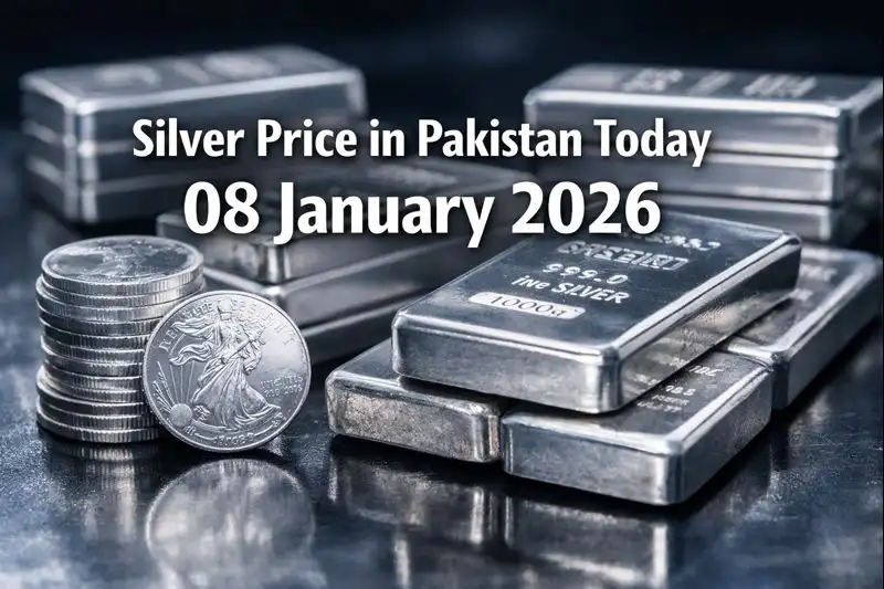 Silver Price in Pakistan Today 08 January 2026 – Updated Per Tola & Gram Rates 1 Silver Price in Pakistan Today 08 January 2026