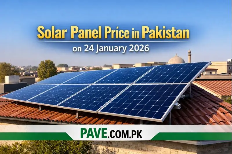 Solar Panel Price in Pakistan on 24 January 2026