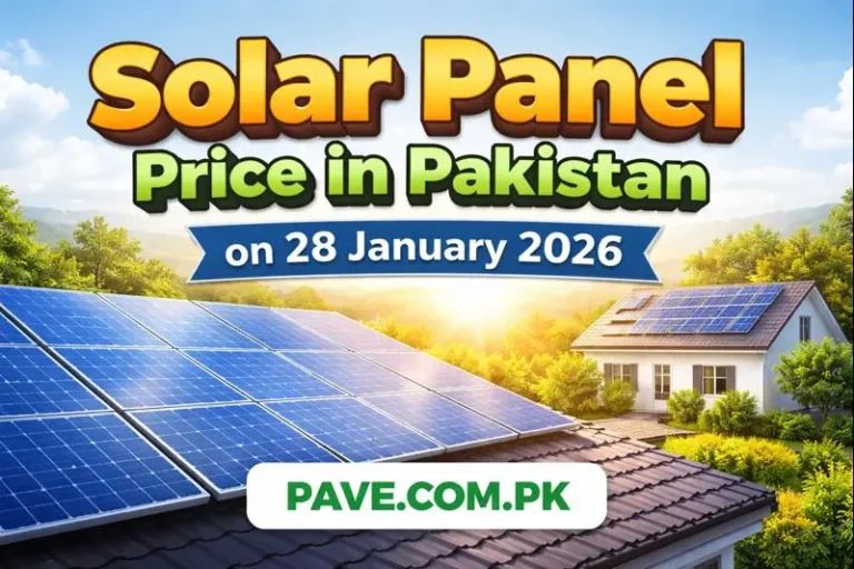 Solar Panel Price in Pakistan on 28 January 2026
