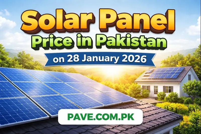 Solar Panel Price in Pakistan on 28 January 2026