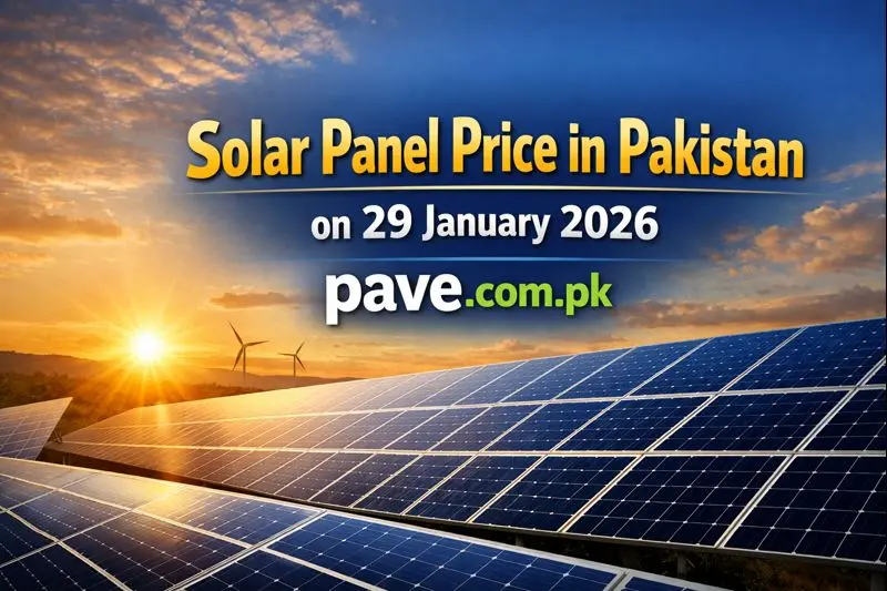 Solar Panel Price in Pakistan on 29 January 2026