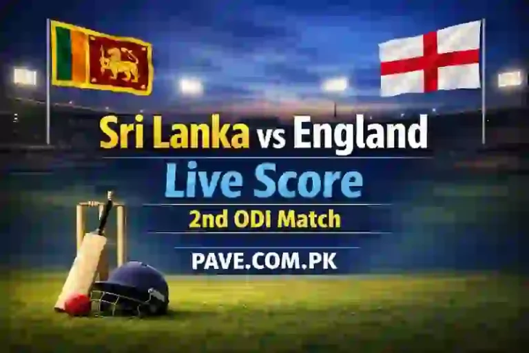 Sri Lanka vs England Live Score 2nd ODI Match