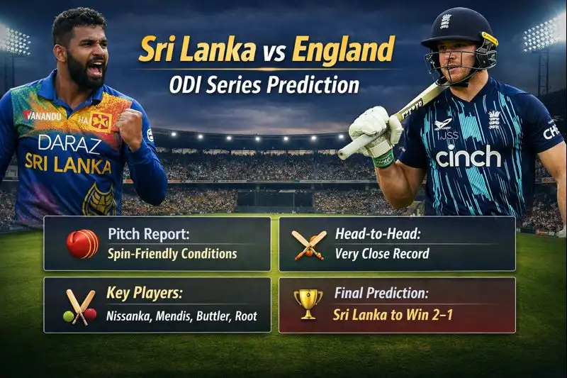 Sri Lanka vs England ODI Series Prediction