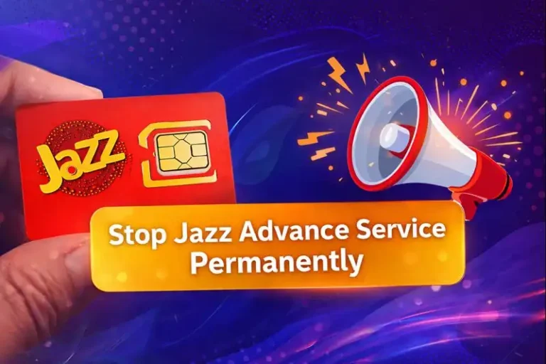 Stop Jazz Advance Service Permanently – Jazz Balance Advance Block Method 9 Stop Jazz Advance Service Permanently