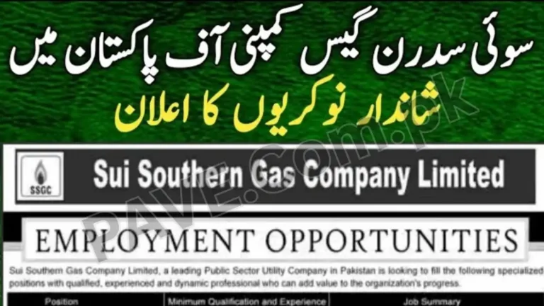 SSGC Jobs 2026 Apply Online