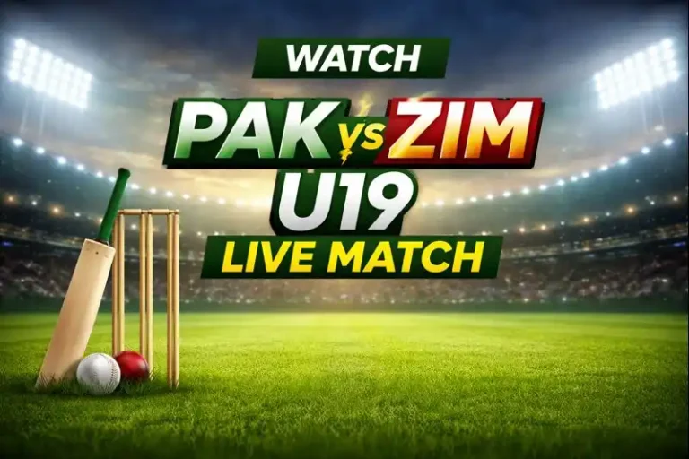 Watch Pak vs Zim U19 Live Match Streaming Today