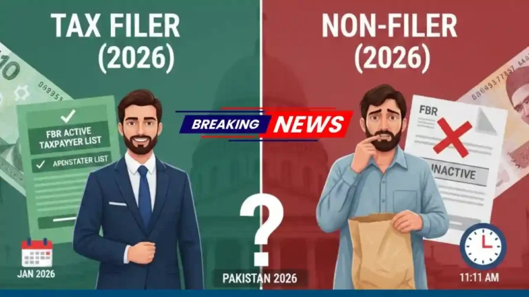 What is Difference Between Tax Filer and Non Filer In Pakistan 2026