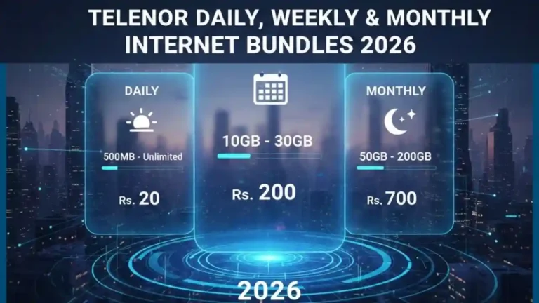 What is Telenor Daily, Weekly & Monthly Internet Bundles 2026