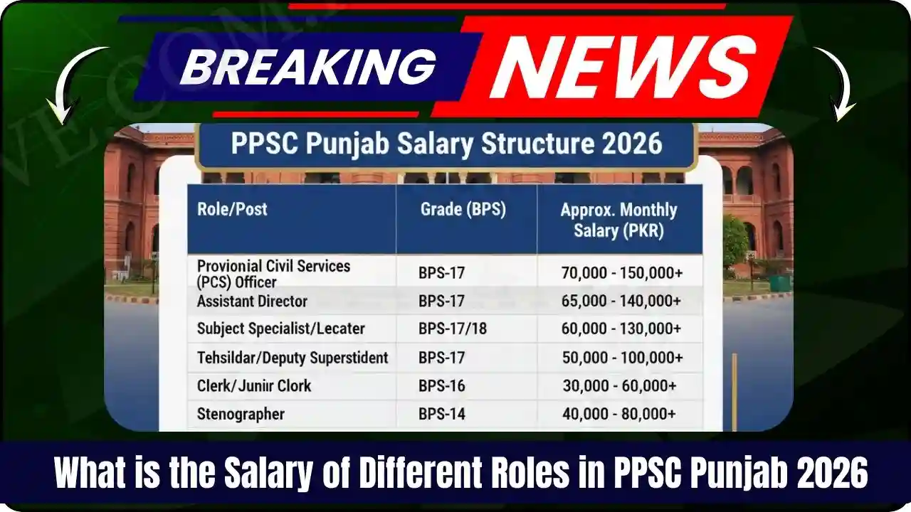 What is the Salary of Different Roles in PPSC Punjab 2026