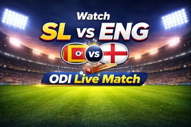Where to Watch SL vs ENG ODI Live Match Streaming Today