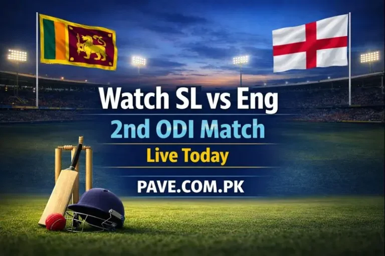 Where to Watch SL vs Eng 2nd ODI Match Live Today