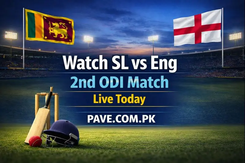 Where to Watch SL vs Eng 2nd ODI Match Live Today