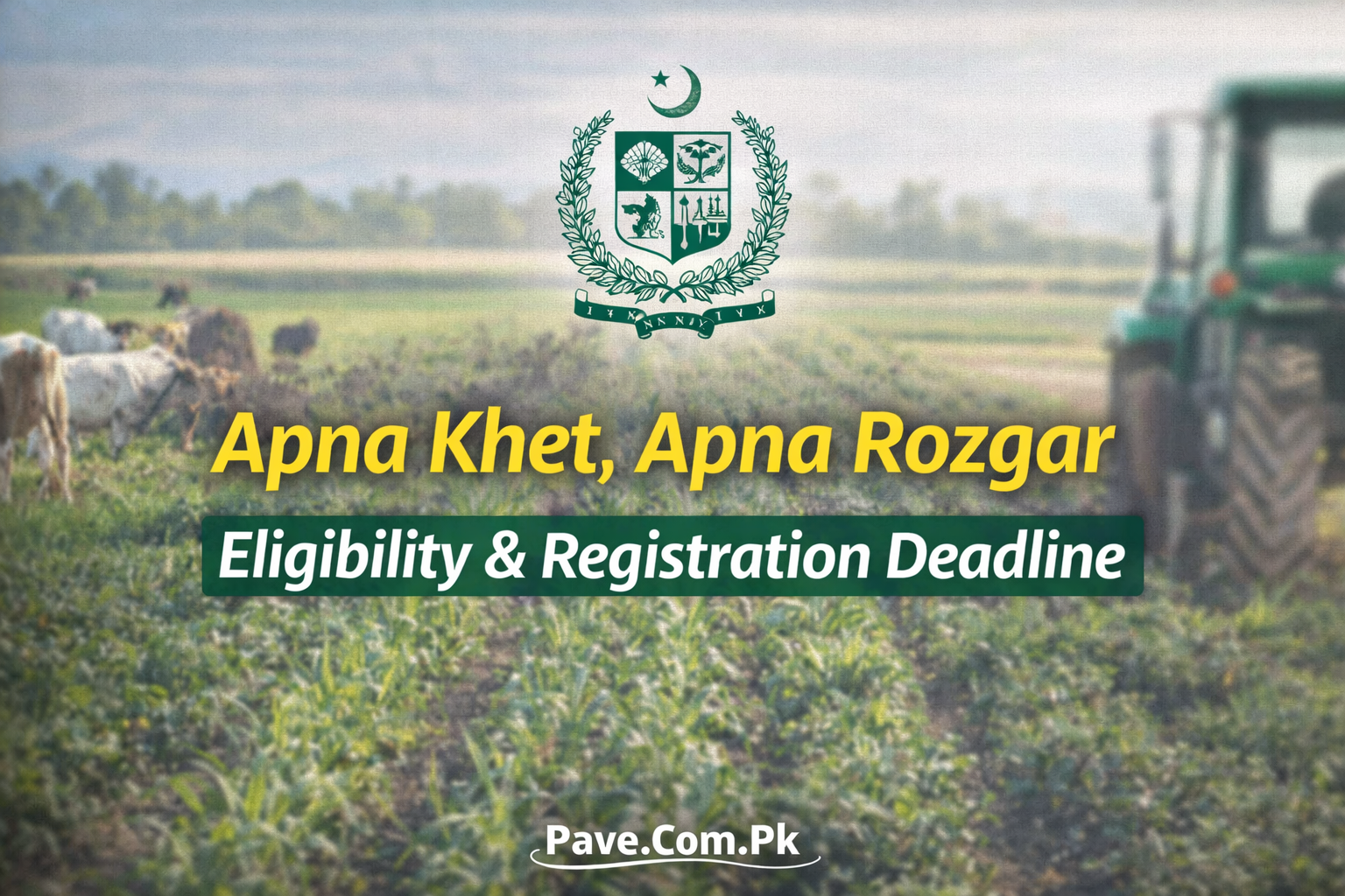 Who Is Eligible to Apply for Apna Khet Apna Rozgar Program and Registration Deadline Status