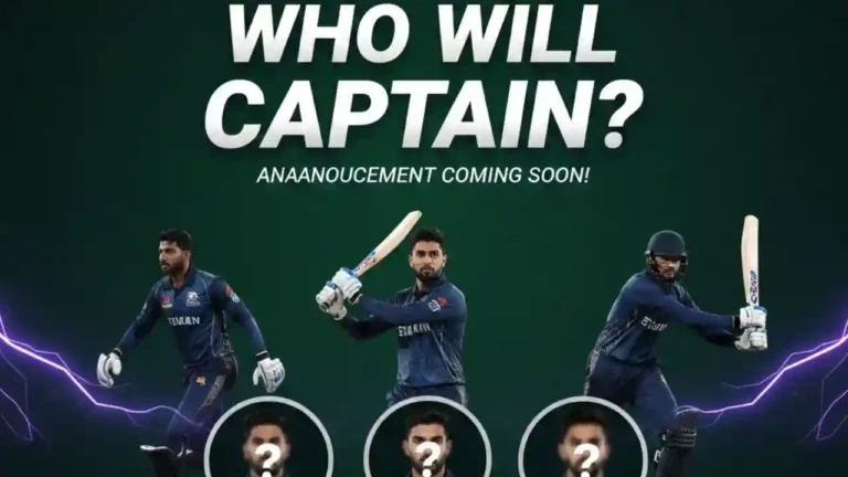 Who Will Be the Captain for Sialkot PSL Team