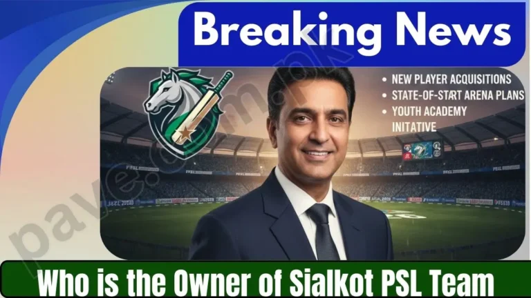 Who is the Owner of Sialkot PSL Team