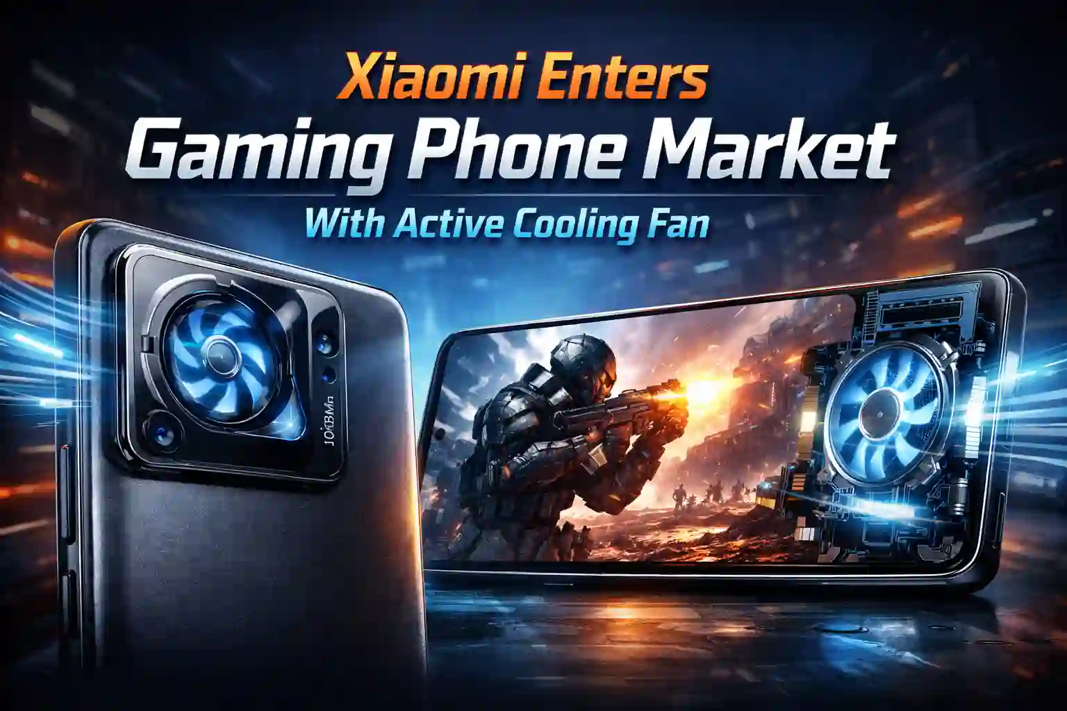Xiaomi Enters Gaming Phone Market With Active Cooling Fan 1 Xiaomi Enters Gaming Phone Market With Active Cooling Fan
