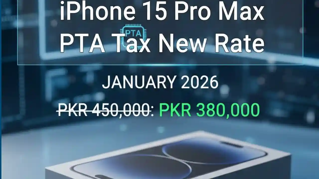 iPhone 15 Pro Max PTA Tax New Rate January 2026 1 iPhone 15 Pro Max PTA Tax New Rate January 2026