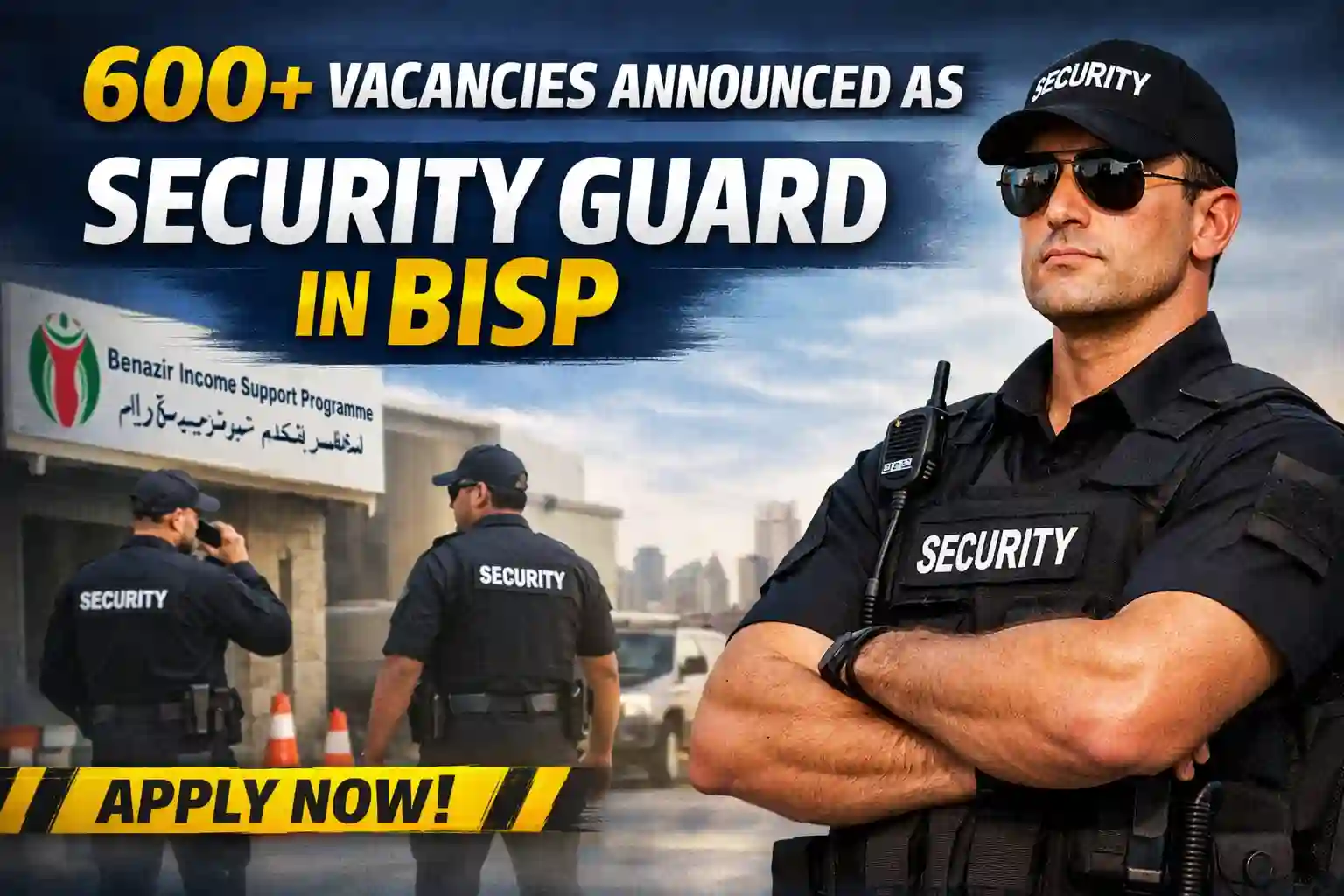 600+ Vacancies Announced As Security Guard in BISP via www.bisp.gov.pk BISP Jobs Portal 1 600+ Vacancies Announced As Security Guard in BISP via www.bisp.gov.pk BISP Jobs Portal