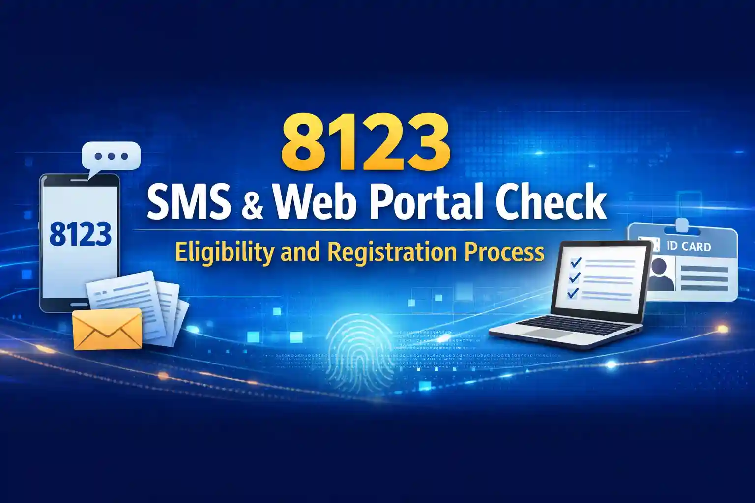 8123 SMS & Web Portal Check