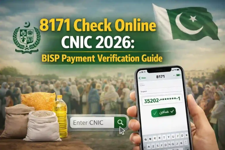 8171 Check Online CNIC 2026: BISP Payment Verification Guide 8 8171 Check Online CNIC 2026: BISP Payment Verification Guide