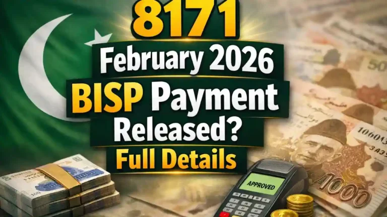 8171 February 2026 BISP Payment Released Full Details