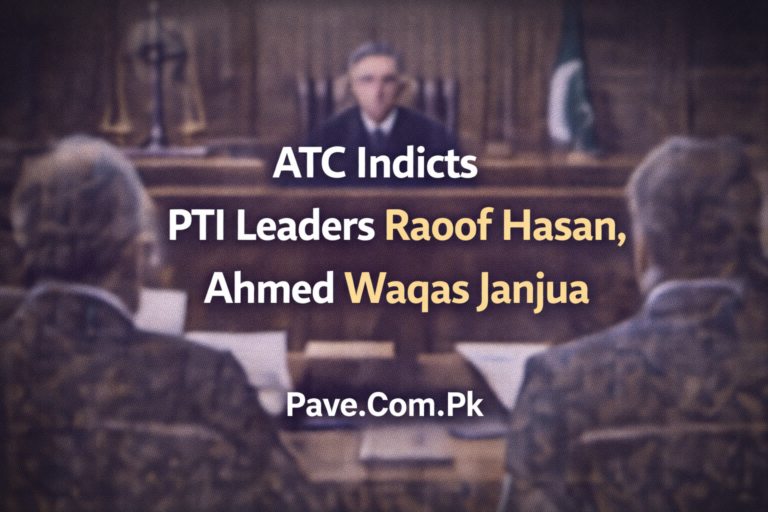 ATC Indicts PTI Leaders Raoof Hasan, Ahmed Waqas Janjua