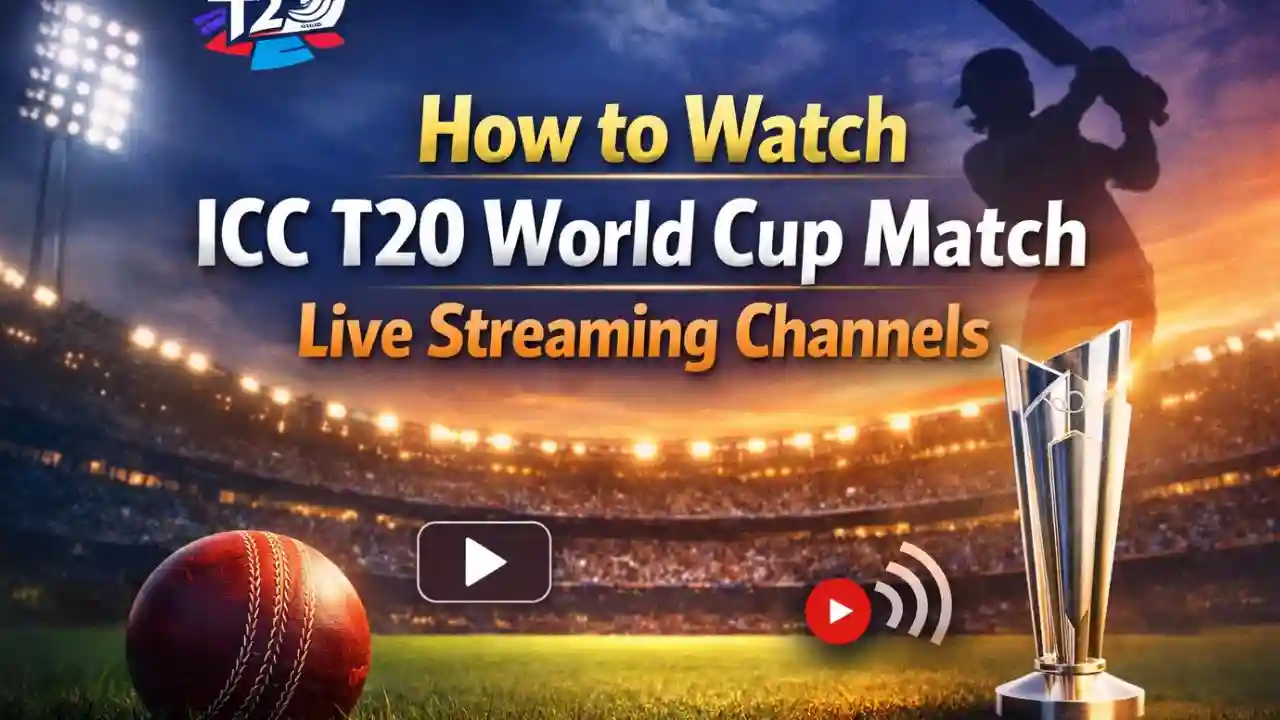 How to Watch ICC T20 World Cup Match Live Streaming Channels