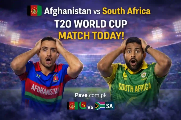 Afghanistan vs South Africa T20 World Cup Match Overview