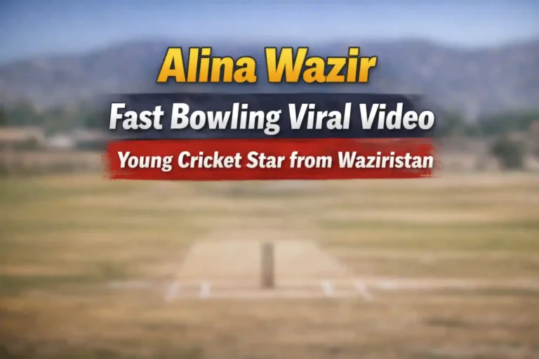 Alina Wazir Fast Bowling Viral Video