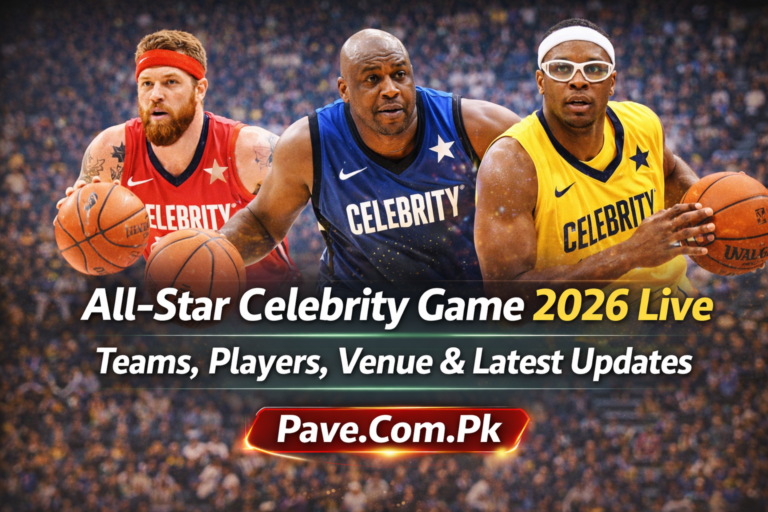 All Star Celebrity Game 2026 Live – Teams, Players, Venue & Latest Updates