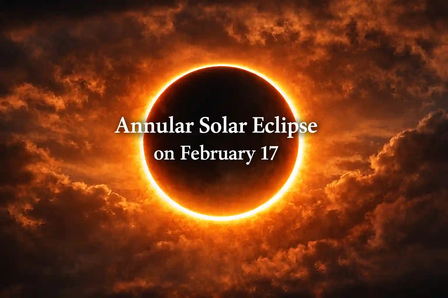 Annular Solar Eclipse on February 17