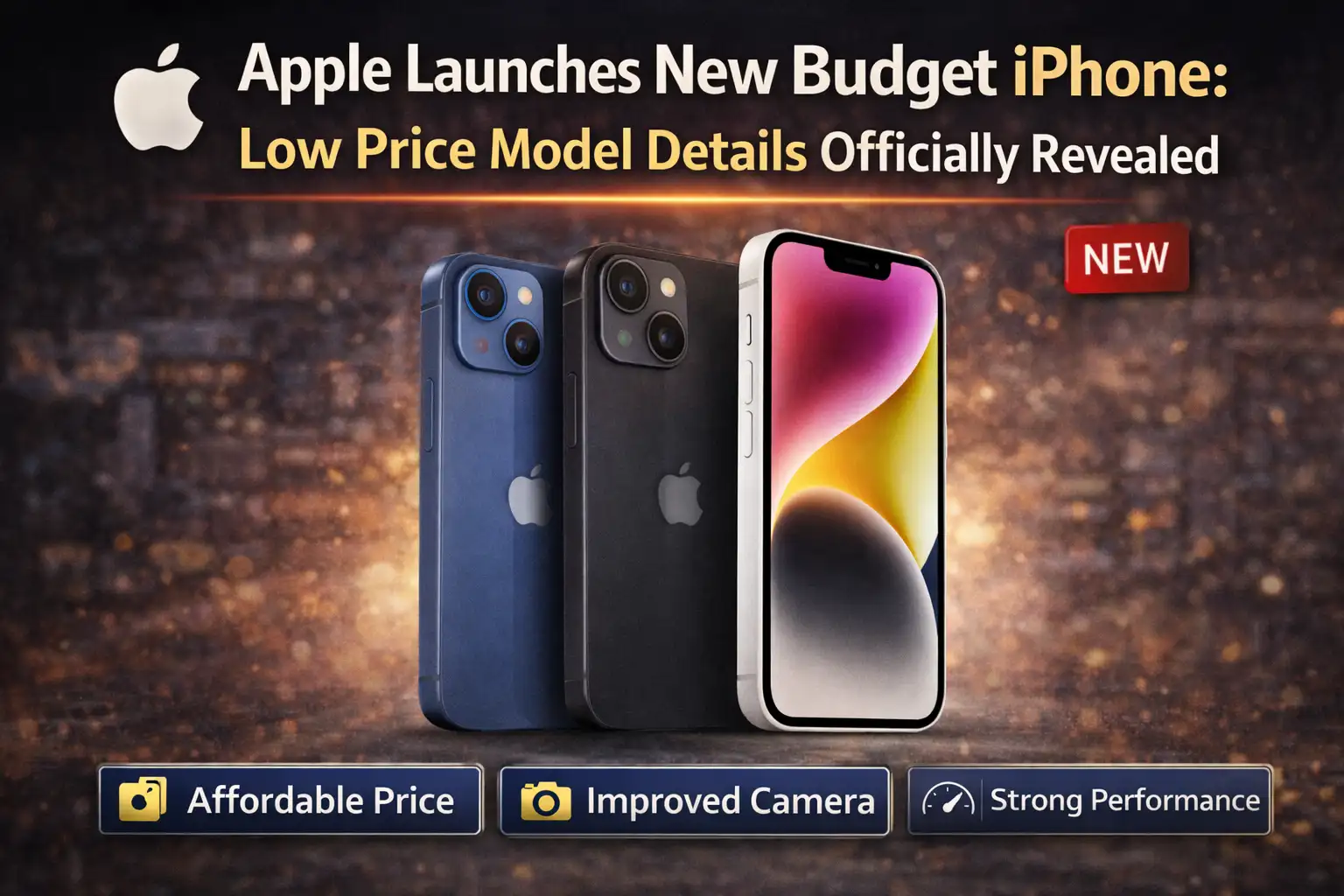 Apple Launches New Budget iPhone Low Price Model Details Officially Revealed