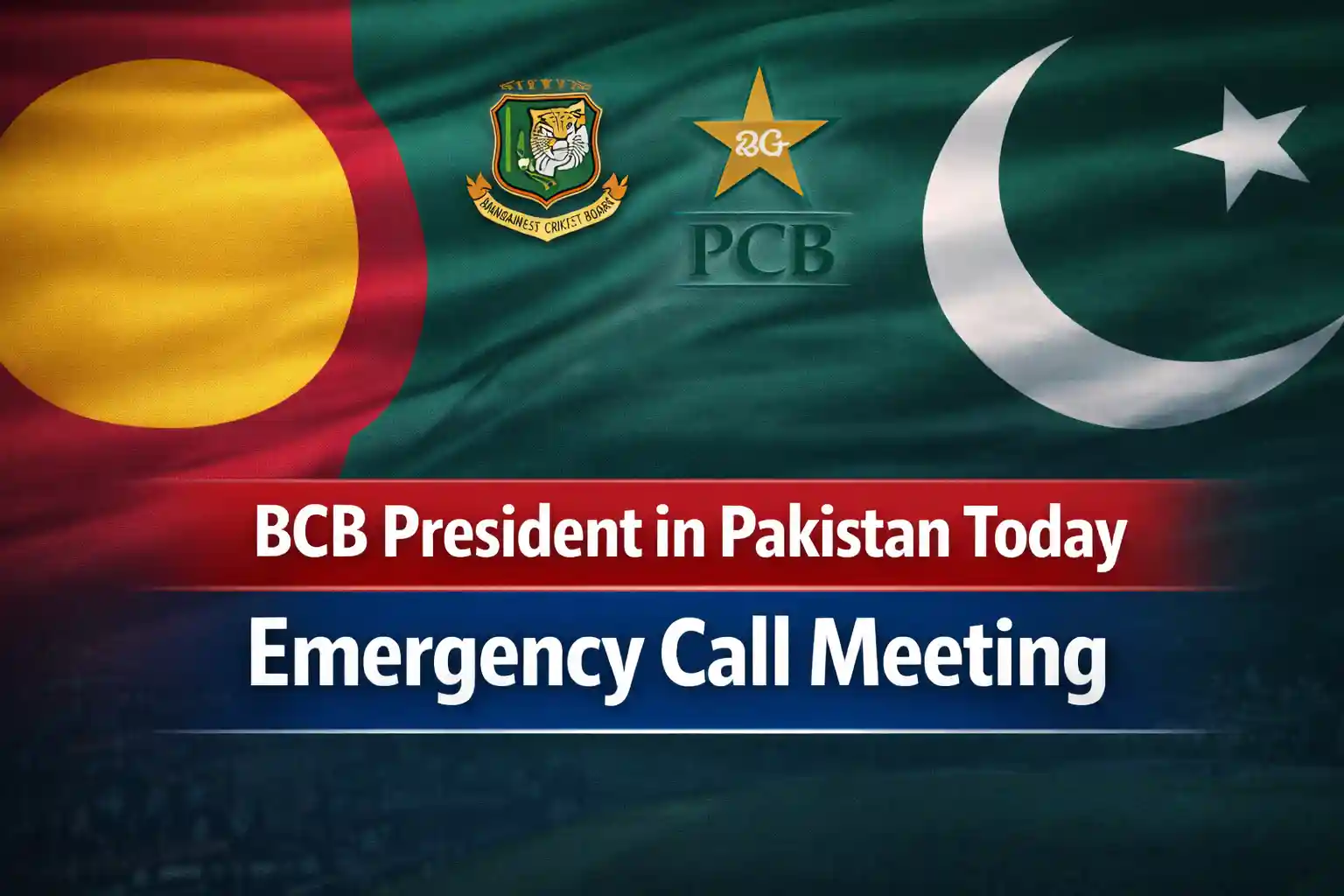 BCB President in Pakistan Today Emergency Call Meeting