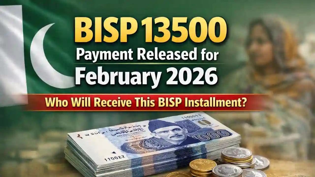 BISP 13500 Payment Released for February 2026 – Who Will Receive This BISP Installment? 1 BISP 13500 Payment Released for February 2026 – Who Will Receive This BISP Installment