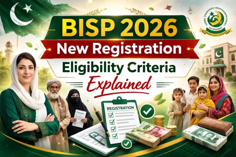 BISP 2026 New Registration Eligibility Criteria Explained