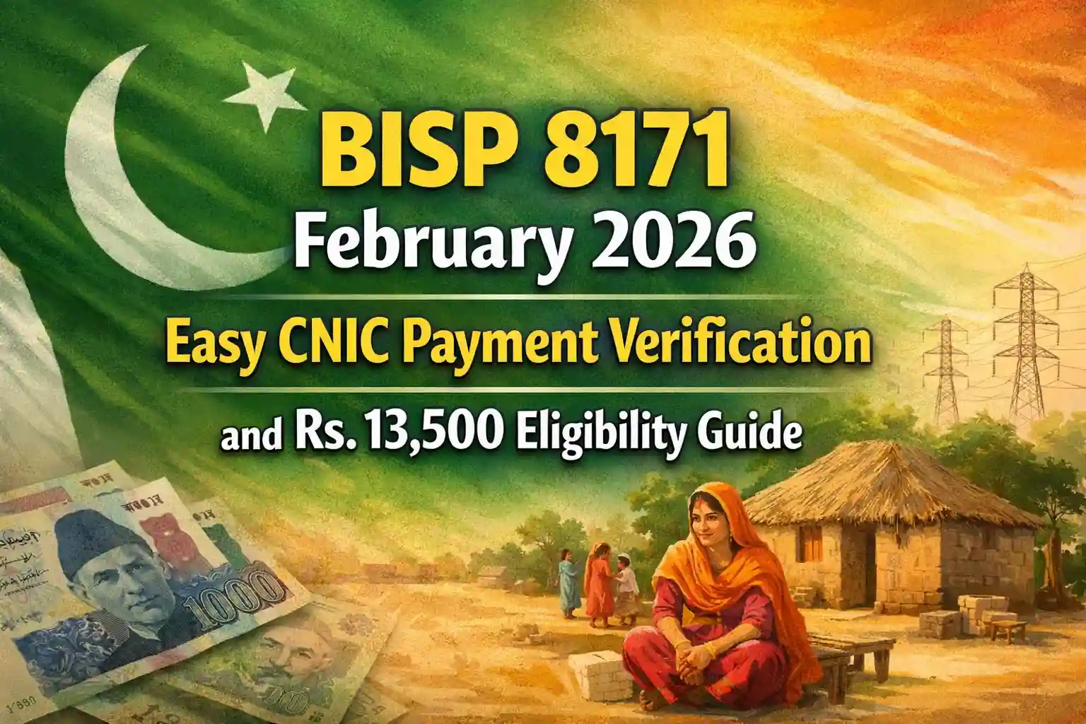 BISP 8171 February 2026 Easy CNIC Payment Verification
