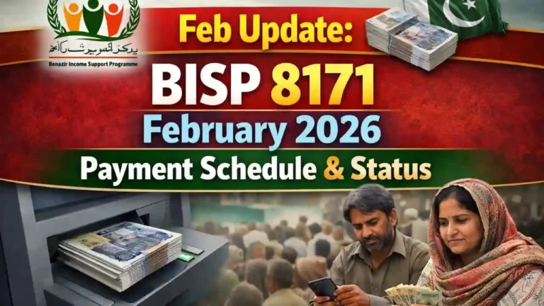 BISP 8171 February 2026 Payment Schedule & Status 8 BISP 8171 February 2026 Payment Schedule & Status