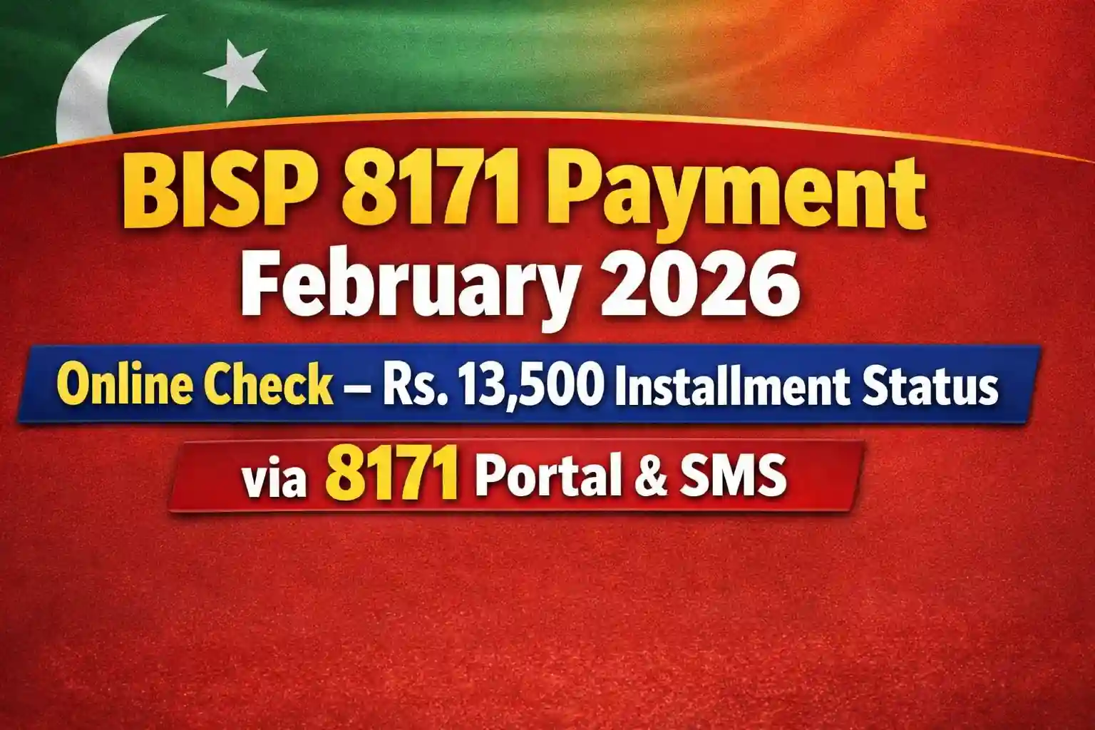 BISP 8171 Payment February 2026 Online Check