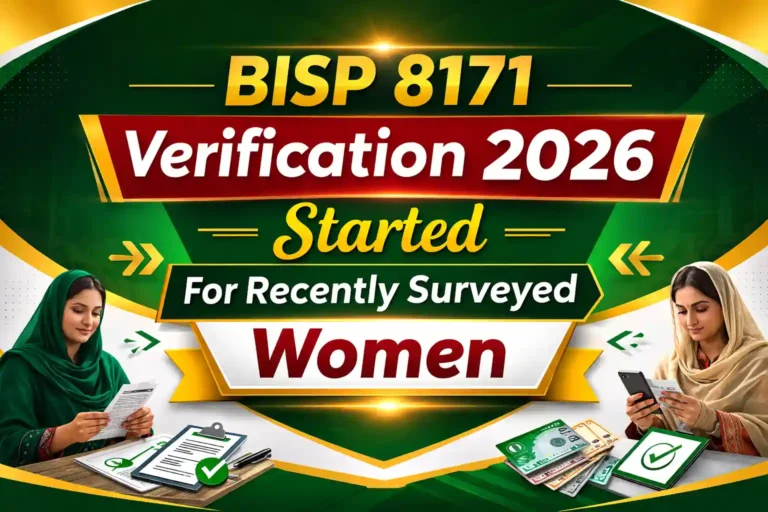 BISP 8171 Verification 2026 Started For Recently Surveyed Women 6 BISP 8171 Verification 2026 Started For Recently Surveyed Women