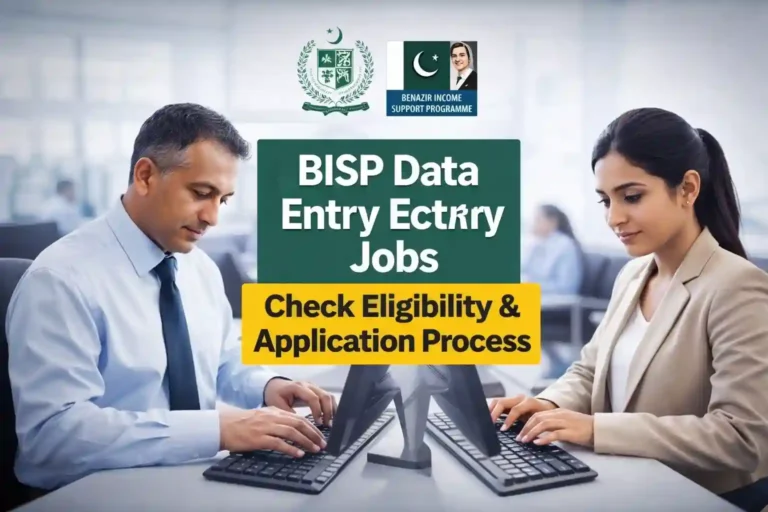 BISP Data Entry Executive Jobs Check Eligibility & Application Process