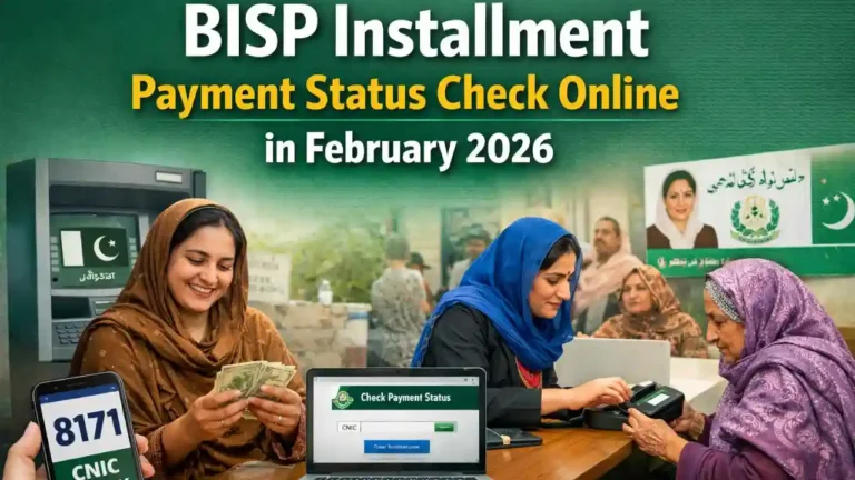 BISP Installment Payment Status Check Online in February 2026